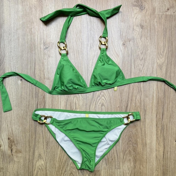 Gianni Bini Women's Green Bikini Sets - Picture 1 of 5